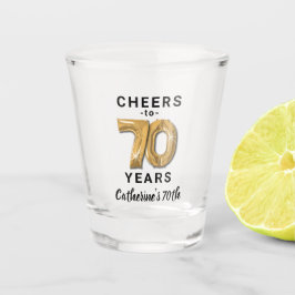 70年の人生に乾杯 誕生日 ショットグラス