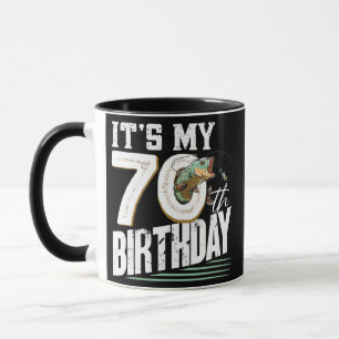 70年オールド魚釣りフィッシャーマンアングラー70th マグカップ