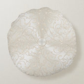 70年パーソナライズされた記念ゴージャス ラウンドクッション (裏面)