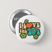 70年代が大好き 缶バッジ (正面&裏面)