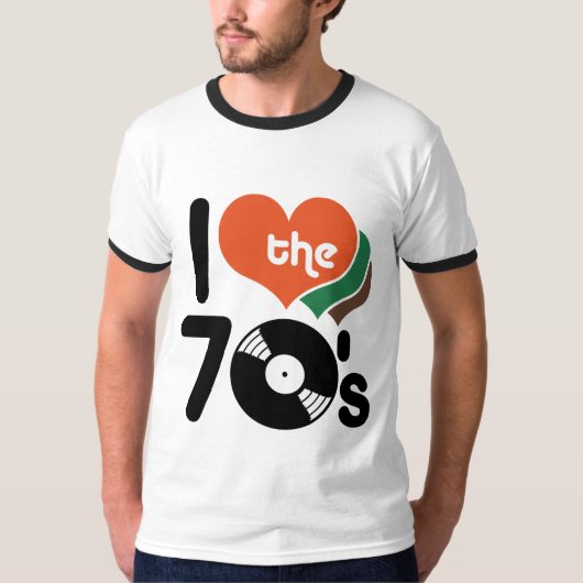 70年代が大好き Tシャツ (正面)