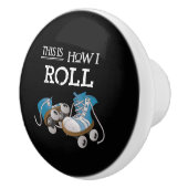 70年代これは私がヴィンテージのレトロのローラースケートをいかに転がるかです セラミックノブ (右)