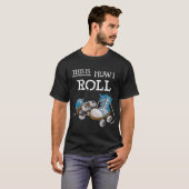 70年代これは私がヴィンテージのレトロのローラースケートをいかに転がるかです Tシャツ (正面フル)