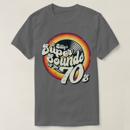 70年代すごいのK Bilysの音動揺して Tシャツ (デザイン正面)
