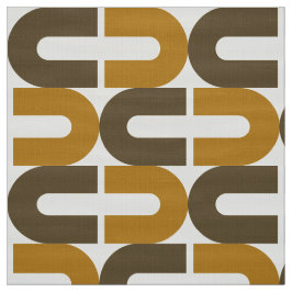 70年代とモダンレトロの破損した楕円パターン ファブリック