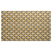 70年代とモダンレトロの破損した楕円パターン ファブリック (ヤード)