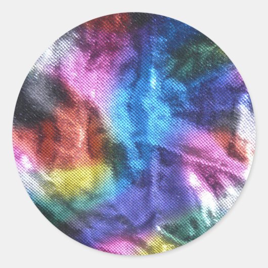 70年代にスティングイン – Disco Era Sparkles ラウンドシール (正面)