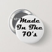 70年代に作られる 缶バッジ (正面&裏面)