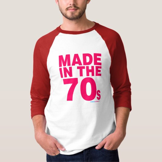 70年代に作られる Tシャツ (正面)