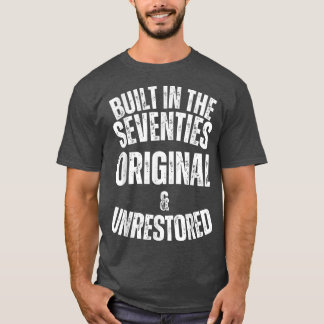 70年代のオリジナルと復元なし Tシャツ