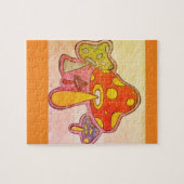 70年代のキノコパズル ジグソーパズル (横)