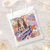 70年代のグルービーバチェロレッテパーティー ラストバッキン'ブギィ ID929 フェイバーバッグ (クリップ留めされた状態)