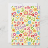 70年代のグログビーなバースデー・インビテーション / ヒッピー・バン 招待状 (裏面)