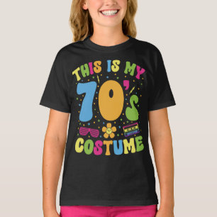 70年代のコスチュームレトロ70年代のパーティープレゼント Tシャツ