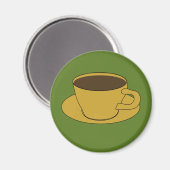 70年代のコーヒーカップ冷凍機マグネット マグネット (正面/裏面)