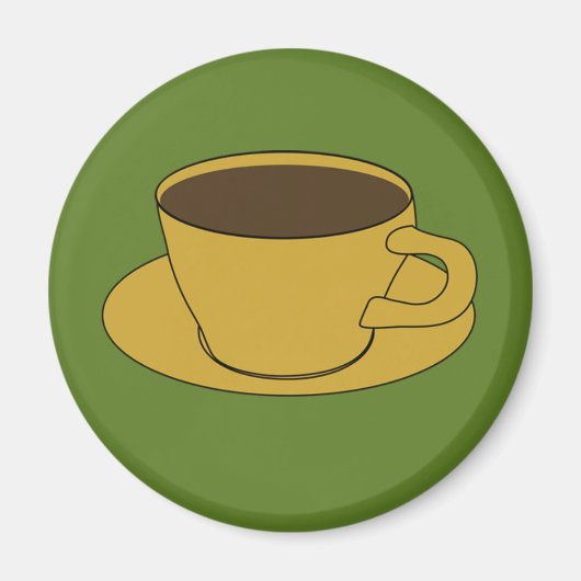 70年代のコーヒーカップ冷凍機マグネット マグネット (正面)