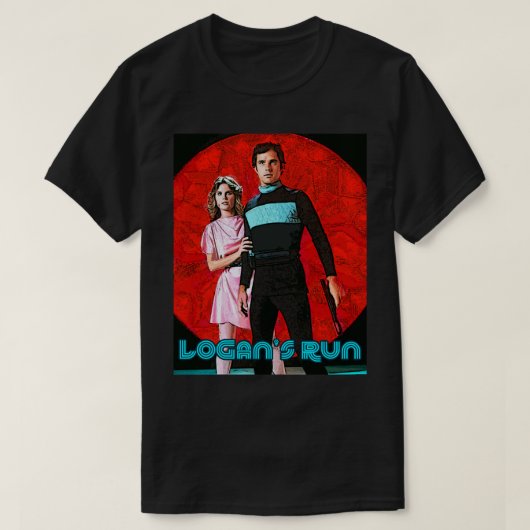 70年代のサイエンスフィクションテレビシリーズ Tシャツ (デザイン正面)
