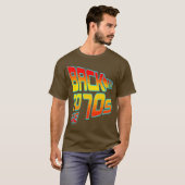 70年代のサイエンスフィクションムービーDisco Graphic 80sに戻る Tシャツ (正面フル)