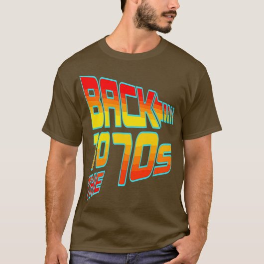 70年代のサイエンスフィクションムービーDisco Graphic 80sに戻る Tシャツ (正面)