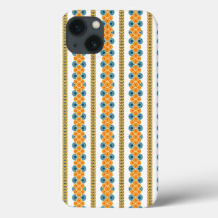 70年代のサークル列 iPhone 13ケース