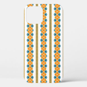 70年代のサークル列 iPhone 12ケース