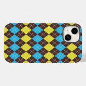 70年代のスコットランド風タータン柄 Case-Mate iPhoneケース (裏面 (横))