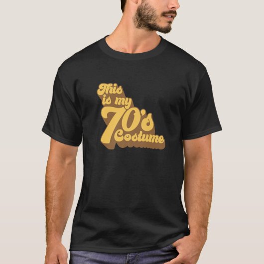 70年代のテーマ・デザインが大好きな70年代の衣装 Tシャツ (正面)