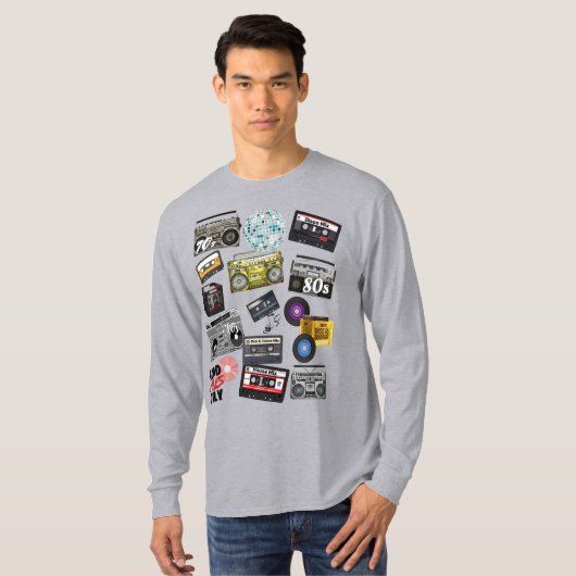 70年代のディスコのクラシック時代 Tシャツ (正面フル)