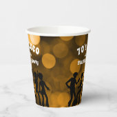 70年代のディスコ誕生日誕生会 紙コップ (左)