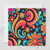 70年代のビビッドなスタイル サンキューカード (裏面)