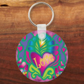 70年代のフローラ愛 キーホルダー (正面)