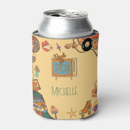 70年代のレトロなグルービーに戻る 缶クーラー (缶正面)