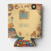 70年代のレトロなグルービーに戻る 缶クーラー (正面)