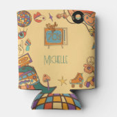 70年代のレトロなグルービーに戻る 缶クーラー (裏面)