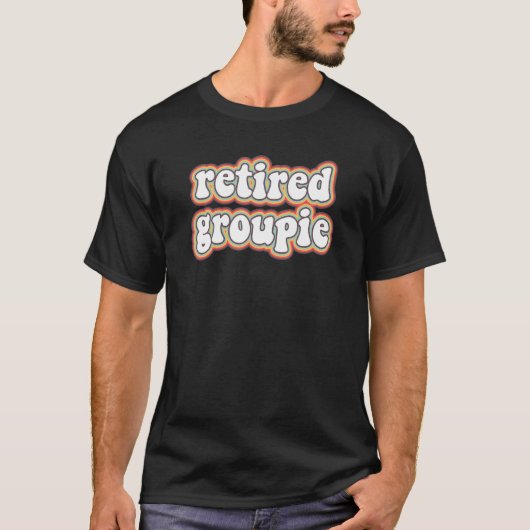 70年代のレトロなグループィーローラーディスコ衣装 Tシャツ (正面)