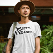 70年代のレトロなディスコ音楽の雰囲気ダンス Tシャツ