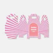 70年代のレトロなピンクのインスパイアスン結婚レイ フェイバーボックス (折り畳みなし)