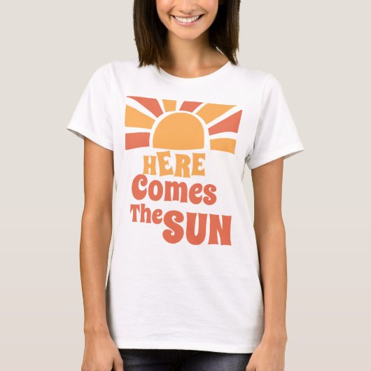 70年代のレトロなヴィンテージの日来の入り口 Tシャツ (正面)