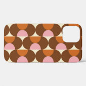 70年代のレトロなヴィンテージパターンのバックグラウンドヴィンテージ、ゲーメ Case-Mate iPhoneケース (裏面 (横))