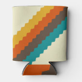 70年代のレトロパターン 缶クーラー (正面)