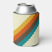 70年代のレトロパターン 缶クーラー (缶裏面)