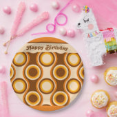 70年代のレトロパーティー ペーパープレート (パーティー)