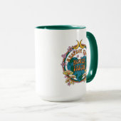 70年代のレトロマザーアース・グラフィック マグカップ (正面右)