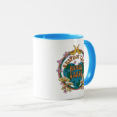 70年代のレトロマザーアース・グラフィック マグカップ (正面右)