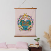 70年代のレトロマザーアース・グラフィック 吊り下げ型タペストリー (寝室)