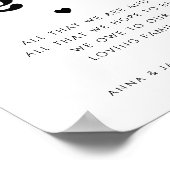 70年代のレトロ台本の愛の結婚世代のサイン ポスター (角)