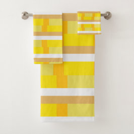70年代のレトロ幾何学的70年代 バスタオルセット