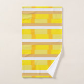 70年代のレトロ幾何学的70年代 バスタオルセット (ハンドタオル)