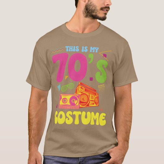 70年代のレトロ・ヴィンテージな雰囲気が漂う私のコスチューム Tシャツ (正面)