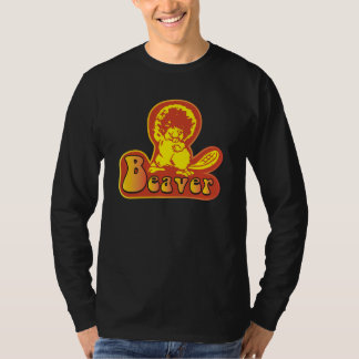 70年代のヴィンテージのスタイルのビーバーのダンス Tシャツ